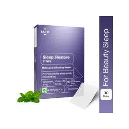 Setu Sleep Restore - Melatonin 5mg Orally Dissolving Strips with Vitamin B6 for Sleep & Relaxation-picture-21