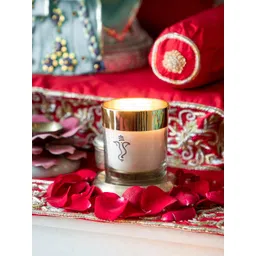 Seva Home Gold Toned Enchante Divine Ganesha Candle-picture-11