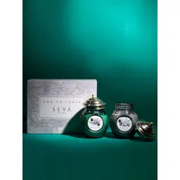 Seva Home Set of 2 Ode To India Essence of Darjeeling & Kochi Candles-picture-15