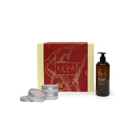 SEVA HOME Silver Travel Indulgence Gift Set - Scented Candle, Personal Care-picture-11