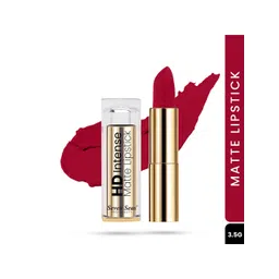 Seven Seas HD Intense Matte Long Lasting Lipstick - 3.5 g - Guardsman Red 614-picture-31