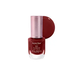 Seven Seas My Nails Pro-Beauty Long-Lasting Glossy Nail Polish - 10 ml - Maroon 297-picture-14