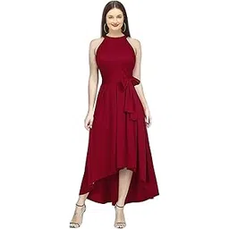 sevenqueen Women's Western Gown High Low One Piece-picture-40