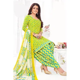 sewdhaga Unstitched Crepe Kurta & Patiyala Material Printed-picture-10