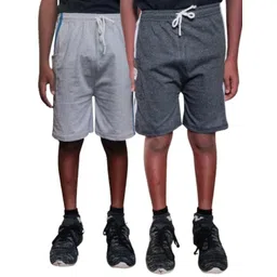 Seyor Boys Pack Of 2 Striped Pure Cotton Regular Shorts-picture-25