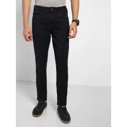 Sf Jeans By Pantaloons Black Cotton Regular Fit Jeans-picture-48