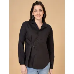 SF Jeans by Pantaloons Black Cotton Shirt-picture-15