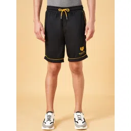 SF Jeans by Pantaloons Black Cotton Slim Fit Shorts-picture-20