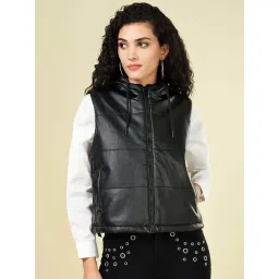 SF Jeans by Pantaloons Black Plain Jacket-picture-30