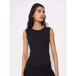 Sf Jeans By Pantaloons Black Slim Fit Top-picture-38