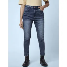 SF Jeans by Pantaloons Blue Cotton High Rise Jeans-picture-15