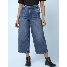 SF Jeans by Pantaloons Blue Cotton High Rise Jeans-picture-22