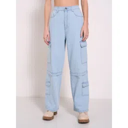 Sf Jeans By Pantaloons Blue Cotton Relaxed Fit Jeans-picture-16