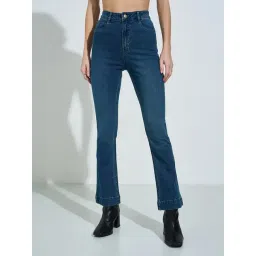 Sf Jeans By Pantaloons Blue Flare Fit Jeans-picture-22