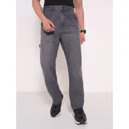 Sf Jeans By Pantaloons Grey Cotton Loose Fit Jeans-picture-14