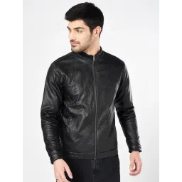 Sf Jeans By Pantaloons Jet Black Regular Fit Jacket-picture-37