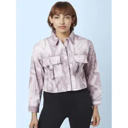 SF Jeans by Pantaloons Mauve Printed Shirt-picture-39