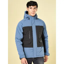 SF JEANS by Pantaloons Men Hooded Colourblocked Casual Padded Jacket-picture-41