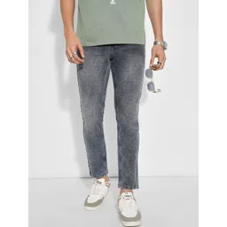 SF JEANS by Pantaloons Men Slim Fit Mid-Rise Heavy Fade Jeans-picture-33