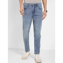 SF JEANS by Pantaloons Men Slim Fit Mid-Rise Low Distress Light Fade Jeans-picture-10