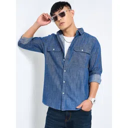 SF JEANS by Pantaloons Men Slim Fit Opaque Casual Shirt-picture-22