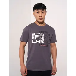 SF JEANS by Pantaloons Men Typography Pockets Slim Fit T-shirt-picture-22