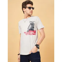 SF JEANS by Pantaloons Men Typography Printed Applique Slim Fit T-shirt-picture-23