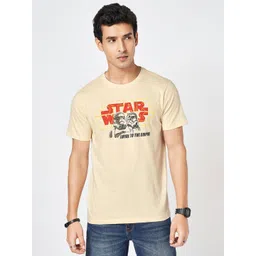 SF JEANS by Pantaloons Men Typography Printed Round Neck Cotton Slim Fit T-shirt-picture-31