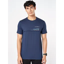 SF JEANS by Pantaloons Men Typography Printed Round Neck Cotton Slim Fit T-shirt-picture-33