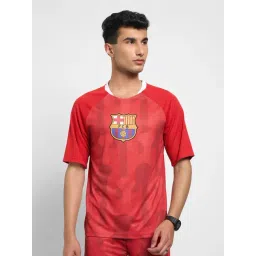 Sf Jeans By Pantaloons Red Relaxed Fit Printed Sports T-Shirt-picture-11