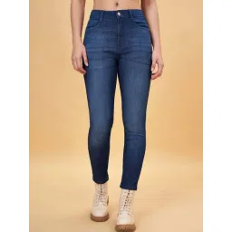 sf jeans by pantaloons SF High Rise Jeans by Pantaloons Blue High Rise Jeans-picture-26