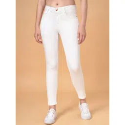 SF Jeans by Pantaloons White Mid Rise Jeans-picture-15