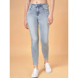 SF JEANS by Pantaloons Women Skinny Fit Mid-Rise Heavy Fade Jeans-picture-35