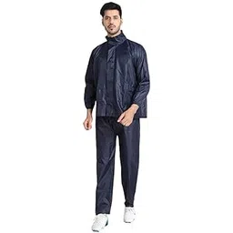 sf shakumbhari fab Men's Rain Coat for Men Waterproof for Bike Riders with Adjustable Hood With Zip Storage Bag-picture-16