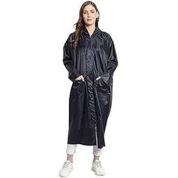 sf shakumbhari fab Women's Polyester Long Coat Raincoat Hooded-picture-28
