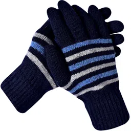 sfab Striped, Self Design, Printed Winter Men Gloves-picture-20