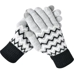sfab Striped, Self Design, Printed Winter Men Gloves-picture-11