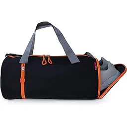 sfane Polyester Men & Women Trendy Sports Duffle/Gym Bag/Shoulder Bag (Orange) with Shoe Compartment (1 Qty).-picture-13