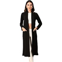 sfoty Women’s Long Shrug with Pockets – Stylish Open Front Winter Layer for Casual & Office Wear-picture-20