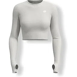 Sfytt Women Workout Crop Top Athletic Yoga Long Sleeve Fitness Tight Tee Gym Cropped Tank Tops-picture-11