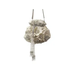 SG By Sonia Gulrajani Wisteria White Potli Bag-picture-14