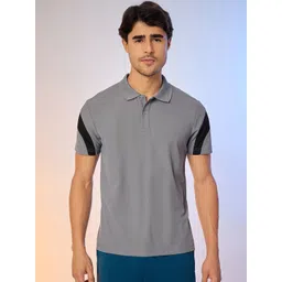 SG Men Colourblocked Polo Collar T-shirt-picture-32