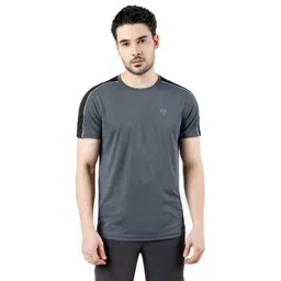 SG Men Solid Round Neck Slim Fit T-shirt-picture-32