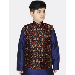 SG YUVRAJ Boys Black Nehru Jackets-picture-26