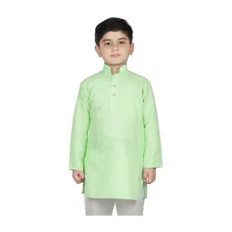 SG Yuvraj Kids Sea Green Regular Fit Kurta-picture-29