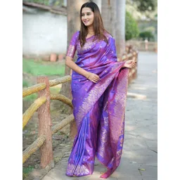 SGF11 Ethnic Motifs Zari Pure Silk Kanjeevaram Saree-picture-34