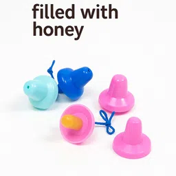 sgsramganj Honey Pacifier Nipple for Babies Safe Silicone Teether Feeder Soothing BPA Free Feeder-picture-43