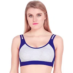 Shabala Fashion | Women's Cotton | Sports Bra | Pack of 3 | Colors as per Availability image 3