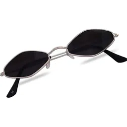 shade house UV Protection, Gradient, Polarized Oval, Rectangular Sunglasses (Free Size)-picture-16