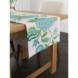 SHADES of LIFE Blue Printed Floral Table Runners-picture-28